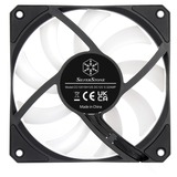 SilverStone Air Slimmer 120 Computerkabinet, Processor Luftkøler 12 cm Sort, Transparent 1 stk, Sag fan Sort/gennemsigtig, Luftkøler, 12 cm, 63,67 kubikfod/min., Sort, Transparent