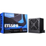 SilverStone SST-ET550-B v1.2 550W, PC strømforsyning Sort