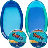 Spin Master Spring Float Inflatable Pool Lounger with Hyper-Flate Valve, Luftmadras Blå, SwimWays Spring Float Inflatable Pool Lounger with Hyper-Flate Valve, Blå, Badedyr, Monokromatisk, 15 År, Dreng, 99 År
