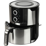 Unold 58655, Airfryer børstet rustfrit stål/Sort