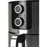Unold 58655, Airfryer børstet rustfrit stål/Sort