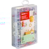 fischer EasyDIY Box Dekoration EasyHook+Skruen, Dyvel lysegrøn/Rød