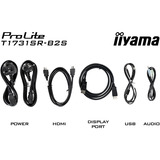 iiyama ProLite T1731SR-B2S, LED-skærm Sort (mat)