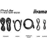 iiyama ProLite T1931SR-B2S, LED-skærm Sort (mat)