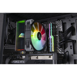 ALTERNATE AGP-WINDOW-INT-017, Gaming PC Sort/gennemsigtig