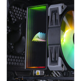 ALTERNATE AGP-WINDOW-INT-017, Gaming PC Sort/gennemsigtig