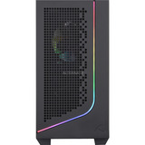 ALTERNATE AGP-WINDOW-INT-017, Gaming PC Sort/gennemsigtig