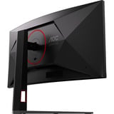 AOC CU34G4CA, Gaming Skærm Sort