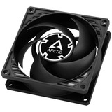 ARCTIC P8 PWM PST Computerkabinet Ventilator 8 cm Sort, Sag fan Sort, Ventilator, 8 cm, 200 rpm, 3000 rpm, 0,3 blæser, 40,3 m³/t