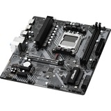 ASRock B650M-H/M.2+, Bundkort grå/Sort
