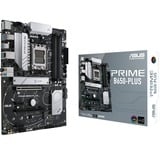 ASUS PRIME B650-PLUS AMD B650 Sokkel AM5 ATX, Bundkort Sort/Sølv, AMD, Sokkel AM5, AMD Ryzen 7000 Series, Sokkel AM5, DDR5-SDRAM, 128 GB