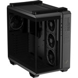ASUS TUF GAMING GT502 Horizon TG ARGB Black Midi Tower Sort, Towerkabinet Sort, Midi Tower, PC, Sort, ATX, micro ATX, Mini-ITX, 16,3 cm, 40 cm