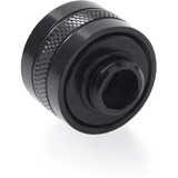 Alphacool Eiszapfen PRO 16mm HardTube fittings G1/4 - Deep Black, Forbindelse Sort