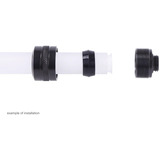 Alphacool Eiszapfen PRO 16mm HardTube fittings G1/4 - Deep Black, Forbindelse Sort