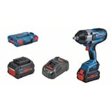 Bosch GDS 18V-1000 Professional 1750 rpm Sort, Blå, Schlagskruemaskine Blå/Sort, Slagnøgle, Pistolhåndtag, 1/2", Sort, Blå, 1750 rpm, 1200 rpm