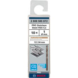 Bosch PRO rustfrit stål HSS-Co spiralbor, Ø 1,0mm, Boremaskine 