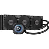 Corsair NAUTILUS 360 RS LCD, Vandkøling Sort