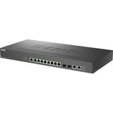 D-Link DMS-1250-12TP/E netværksswitch Administreret 2.5G Ethernet (100/1000/2500) Strøm over Ethernet (PoE) Sort Sort, Administreret, 2.5G Ethernet (100/1000/2500), Strøm over Ethernet (PoE), Stativ-montering