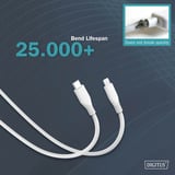 Digitus AK-600110-020-W, Kabel Hvid