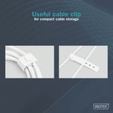 Digitus AK-600110-020-W, Kabel Hvid