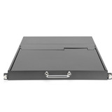 Digitus Modulær HD LCD KVM-konsol med 17" TFT 1-port VGA, KVM-switchen Sort