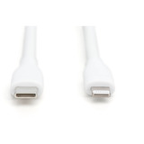 Digitus USB 2.0 silikonekabel USB-C > Lightning, MFI-certificeret Hvid