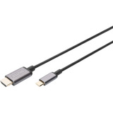 Digitus USB-C adapterkabel USB-C > HDMI A, 4K @ 30HZ Sort