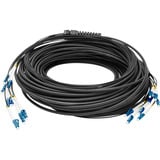 Digitus Universelt fiberoptisk breakout-kabel, duplex, LC/UPC-stik, singlemode OS2 Sort