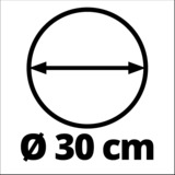 EINHELL 4144015 tilbehør til højtryksrenser Terrasserenser, Vaskebørster Rød/Sort, Terrasserenser, Einhell, TC-HP 90, 310 mm, 130 mm, 465 m