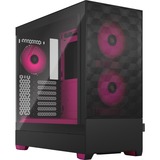 Fractal Design Pop Air Tower Sort, Magenta, Towerkabinet Sort/Magenta, Tower, PC, Sort, Magenta, ATX, micro ATX, Mini-ITX, Stål, Hærdet glas, Flere