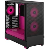 Fractal Design Pop Air Tower Sort, Magenta, Towerkabinet Sort/Magenta, Tower, PC, Sort, Magenta, ATX, micro ATX, Mini-ITX, Stål, Hærdet glas, Flere