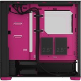 Fractal Design Pop Air Tower Sort, Magenta, Towerkabinet Sort/Magenta, Tower, PC, Sort, Magenta, ATX, micro ATX, Mini-ITX, Stål, Hærdet glas, Flere