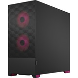 Fractal Design Pop Air Tower Sort, Magenta, Towerkabinet Sort/Magenta, Tower, PC, Sort, Magenta, ATX, micro ATX, Mini-ITX, Stål, Hærdet glas, Flere