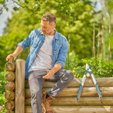 GARDENA EasyCut S, 12030-88, Grensaks grå/Turkis