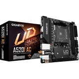 GIGABYTE A520I AC bundkort AMD A520 Stik AM4 mini ITX AMD, Stik AM4, 3rd Generation AMD Ryzen™ 3, 3rd Generation AMD Ryzen 5, 3rd Generation AMD Ryzen™ 7, 3rd..., Stik AM4, DDR4-SDRAM, 64 GB