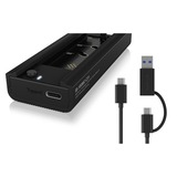 ICY BOX IB-180MC-C31, Drev kabinet Sort