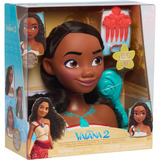 Just Play Disney Princess - Vaiana Styling Hoved, Make-up og frisør hoved 