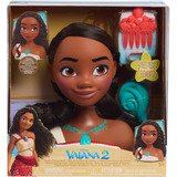 Just Play Disney Princess - Vaiana Styling Hoved, Make-up og frisør hoved 