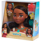 Just Play Disney Princess - Vaiana Styling Hoved, Make-up og frisør hoved 