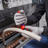 KNIPEX Afisoleringkniv 16 50 145 SB, Stripping /skraldeværktøj Rød/Blå