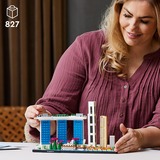 LEGO Architecture Singapore, Bygge legetøj Byggesæt, 18 År, Plast, 827 stk, 689 g