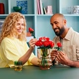 LEGO Botanicals Buket roser, Bygge legetøj Byggesæt, 18 År, Plast, 822 stk, 734 g