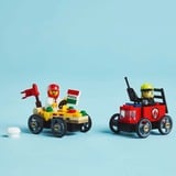 LEGO City Racerbilpakke – pizzabil mod brandbil, Bygge legetøj Byggesæt, 5 År, Plast, 70 stk, 119 g