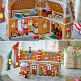 LEGO Jule-peberkagehus, Bygge legetøj Byggesæt, 10 År, Plast, 498 stk, 704 g