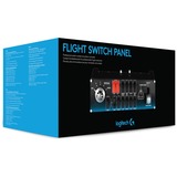Logitech Flight Switch Panel Sort, Rød, Sølv USB 2.0 Flysimulator Analog/digital PC, Instrument panel Sort, Flysimulator, PC, Analog/digital, Ledningsført, USB 2.0, Sort, Rød, Sølv