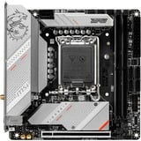 MSI MPG B760I EDGE WIFI bundkort Intel B760 LGA 1700 mini ATX Sølv, Intel, LGA 1700, Intel® Celeron®, Intel® Pentium® Gold, LGA 1700, DDR5-SDRAM, 96 GB