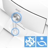 MSI Modern MD342CQPW, LED-skærm Hvid