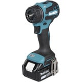 Makita Batteridrevet bore-/skruemaskine med udskifteligt hovedsystem DDF491RTJ, 18 Volt, Bore-/ skruemaskine Blå/Sort