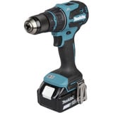 Makita Batteridrevet bore-/skruemaskine med udskifteligt hovedsystem DDF491RTJ, 18 Volt, Bore-/ skruemaskine Blå/Sort