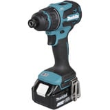 Makita Batteridrevet bore-/skruemaskine med udskifteligt hovedsystem DDF491RTJ, 18 Volt, Bore-/ skruemaskine Blå/Sort